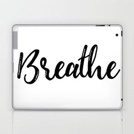 Breathe | Black & White Laptop Skin