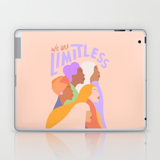 Girl Power - We are limitless 2. Colourful Laptop & iPad Skin