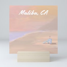 Pastel Malibu Sunset Mini Art Print