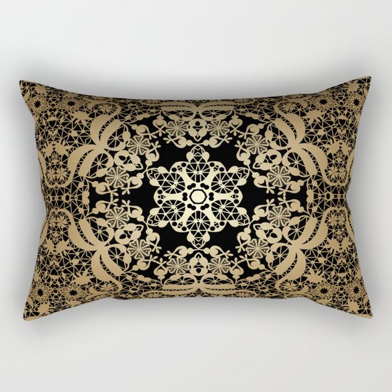 Art Deco. "Byzantium" Rectangular Pillow