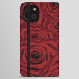 Red Roses iPhone Wallet Case