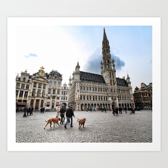 Grand Place, Brussels Art Print