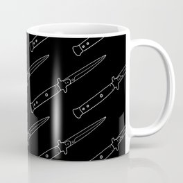 Knife Pattern Coffee Mug