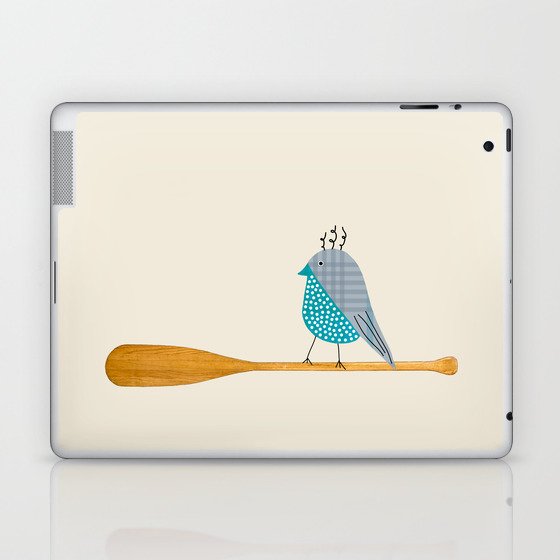 Bird On Paddle Laptop & iPad Skin