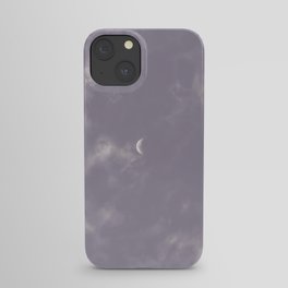 purple night · moon iPhone Case