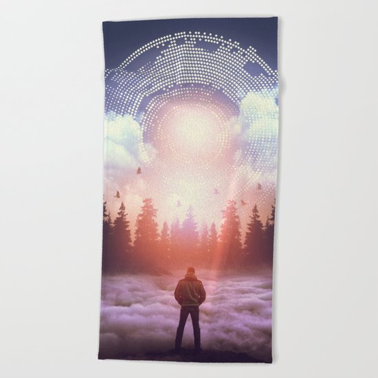 Waiting for the Sun to Rise Beach Towel