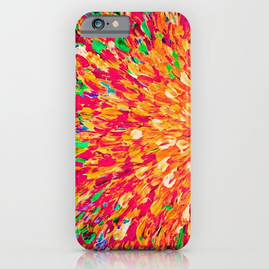 NEON SPLASH - WOW Intense Dash of Cheerful Color, Bold Water Waves Nature Lovers Modern Abstract iPhone & iPod Case