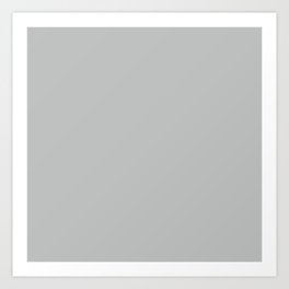 Silken Gray Art Print