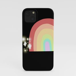 Pastel Rainbow Sparkles iPhone Case
