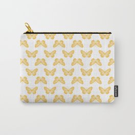 Monarch Butterfly Bright Yellow Carry-All Pouch | Graphicdesign, Peace, Monarchbutterfly, Natural, Pop Art, Monocolor, Insect, Trend, Digital, Modern 