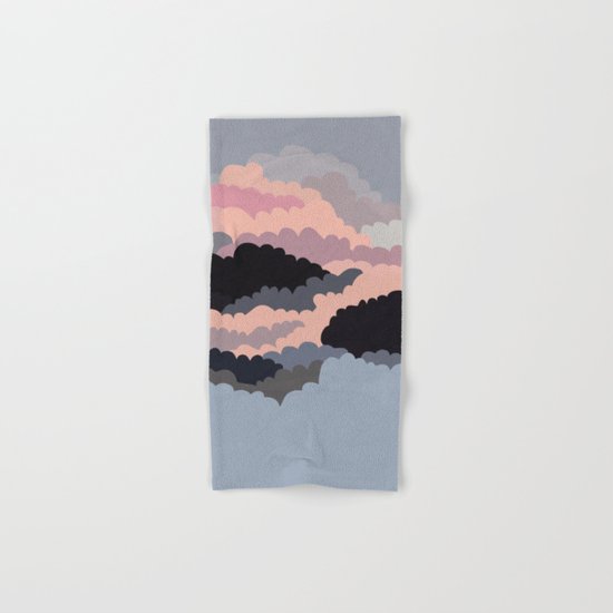 Magic Sunset Clouds On The Sky Hand & Bath Towel