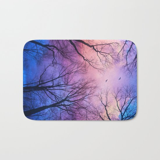 A New Day Will Dawn (Day Tree Silhouettes) Bath Mat