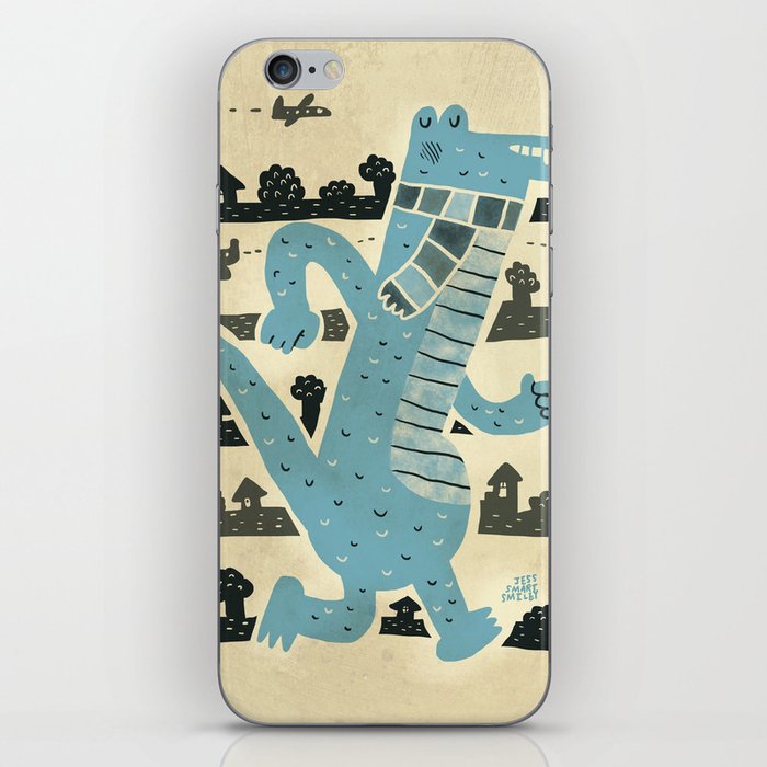 Gator Goes for a Stroll iPhone Skin