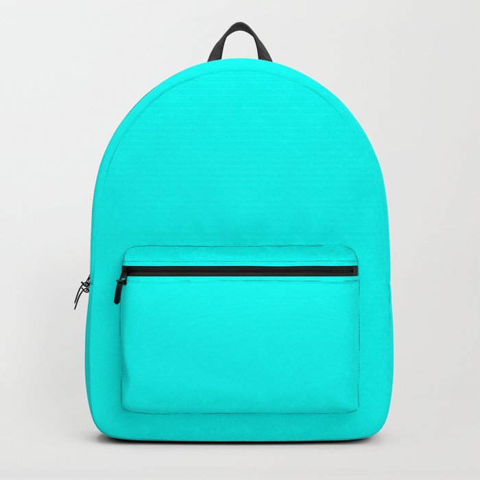 fluorescent neon blue Backpack