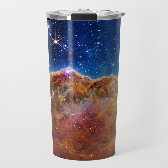 Cosmic Cliffs in the Carina Nebula from JWT Travel Mug