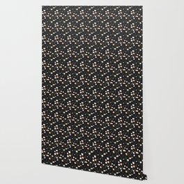 Moody Wildflowers Black Floral Pattern Wallpaper