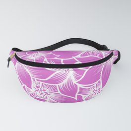 pink orchid flowers Fanny Pack