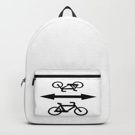 Bike lane Backpack | Summer, Arrow, Illustraton, Lane, Direction, Transport, Tire, Sport, Wheel, Commute 