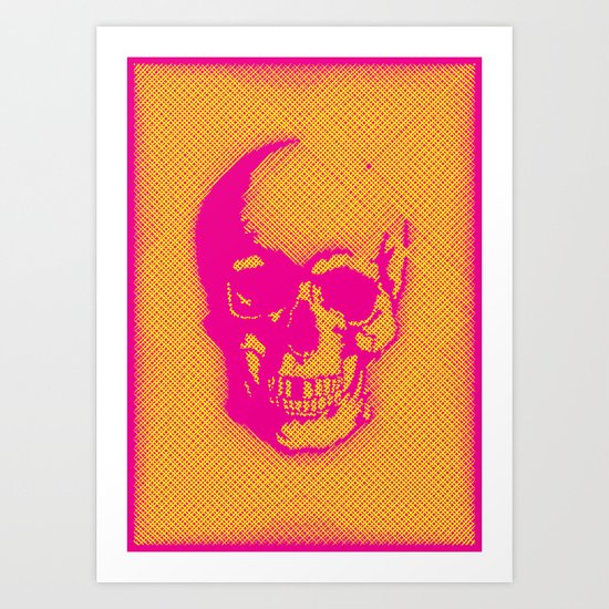 A Skull Art Print