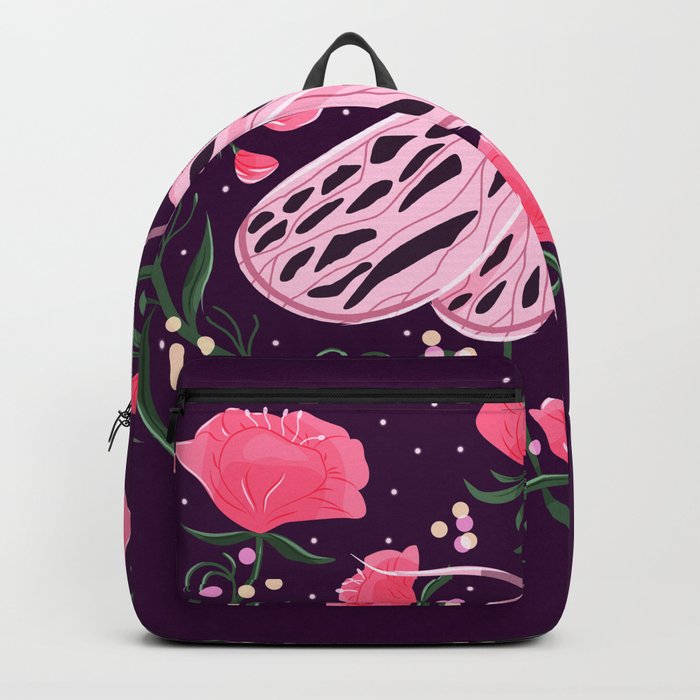 Moth pink Backpack