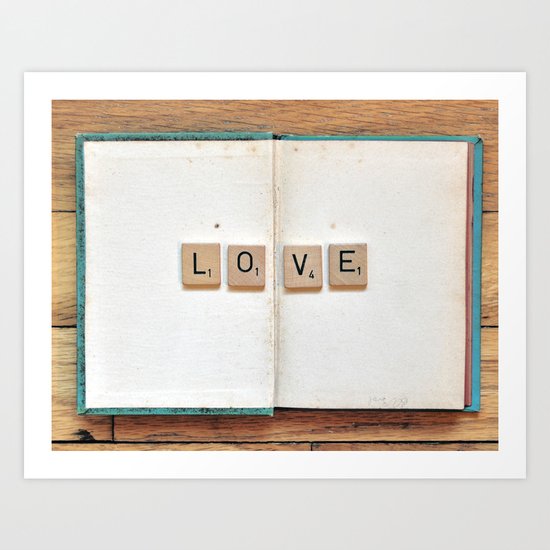 Book Love Art Print