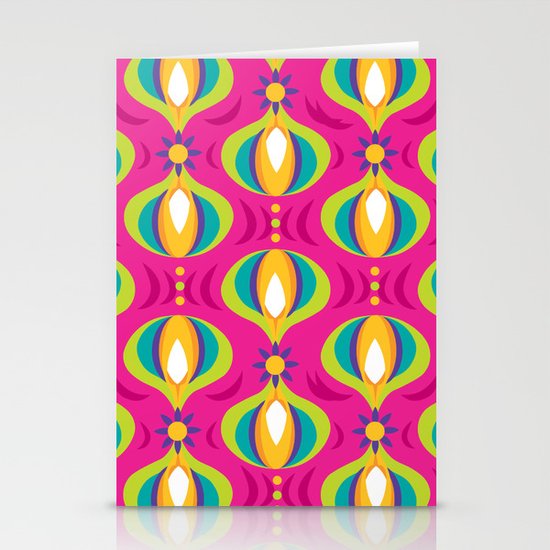 Oohladrop Fuschia Stationery Cards