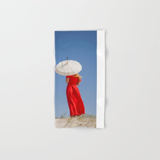 Lady in Red II Hand & Bath Towel