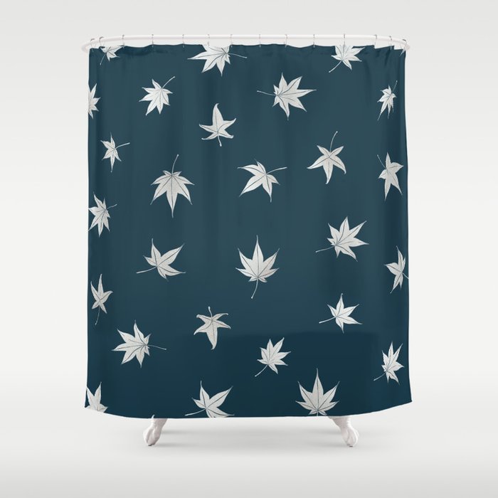 Maple leaf autumn vibe Shower Curtain