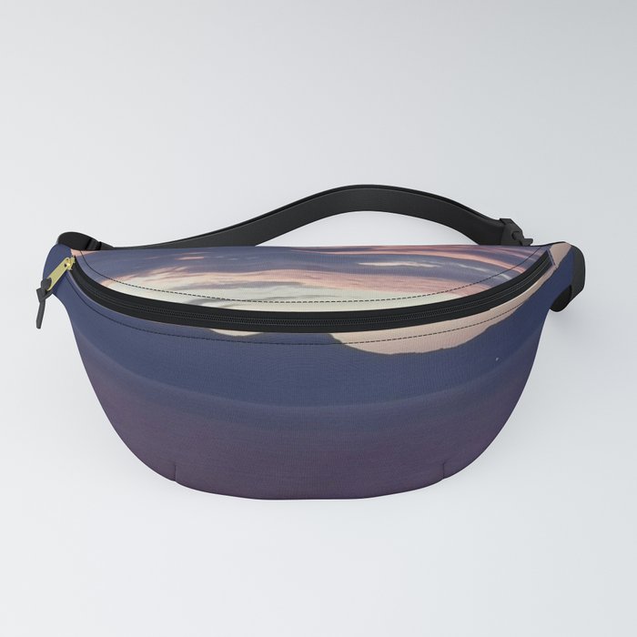 Sorrento Coast Violet Clouds Picture Fanny Pack