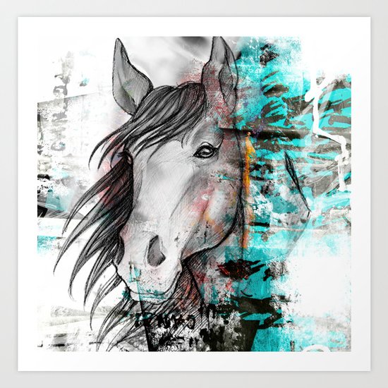 horse Art Print