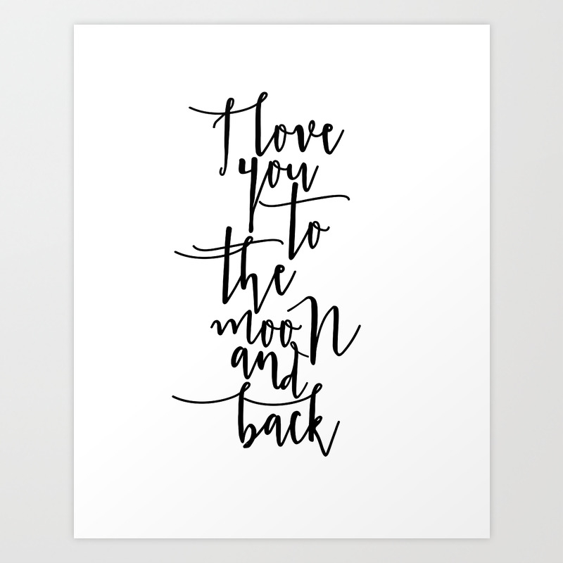 I Love You To The Moon And Back Nursery Decor Newborn Baby Room