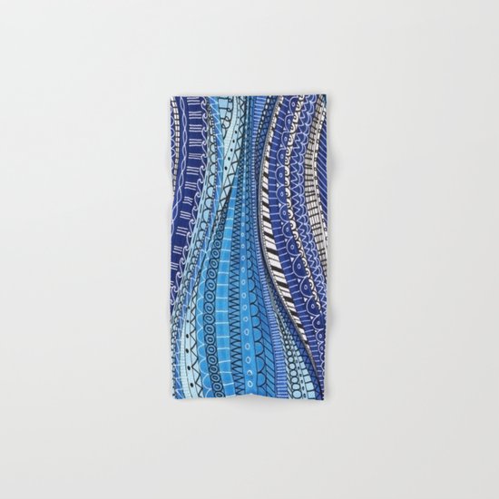 Blue Waves Hand & Bath Towel