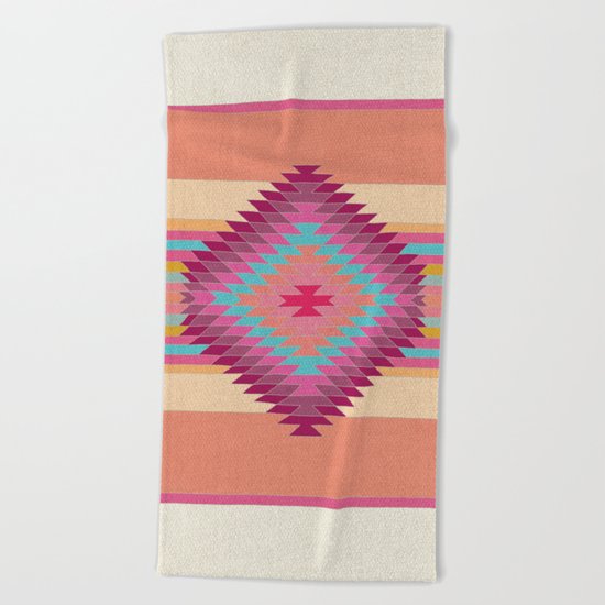 FIESTA (pink) Beach Towel