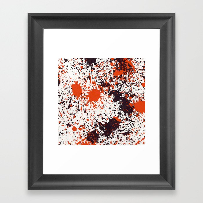 Action Painting No 123 By Chad Paschke Framed Art Print By Chadpaschke