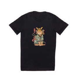 Neko Samurai T Shirt