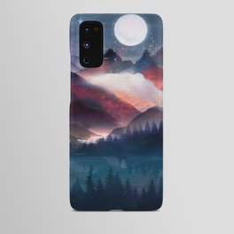 Mountain Lake Under the Stars Android Case