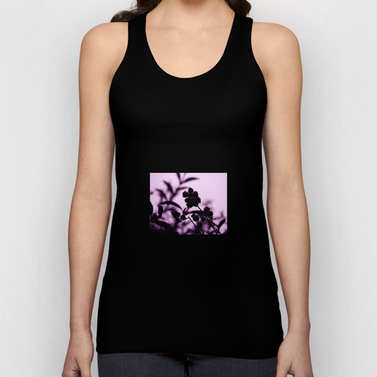 raindrops and hedge berries (purple) Unisex Tank Top