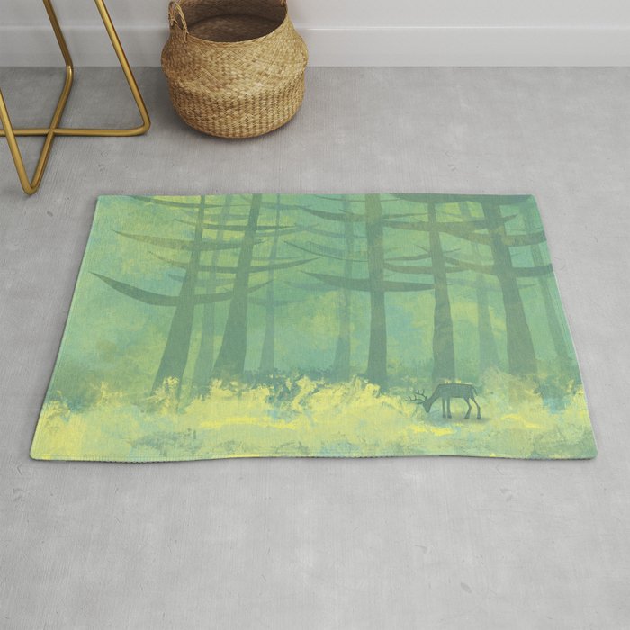 The Clearing in the Forest Rug