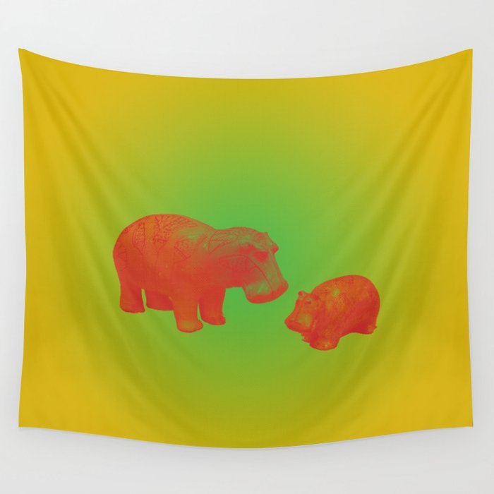 WILLIAM THE HIPPO IV Wall Tapestry