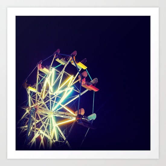 Ferris Wheel Art Print