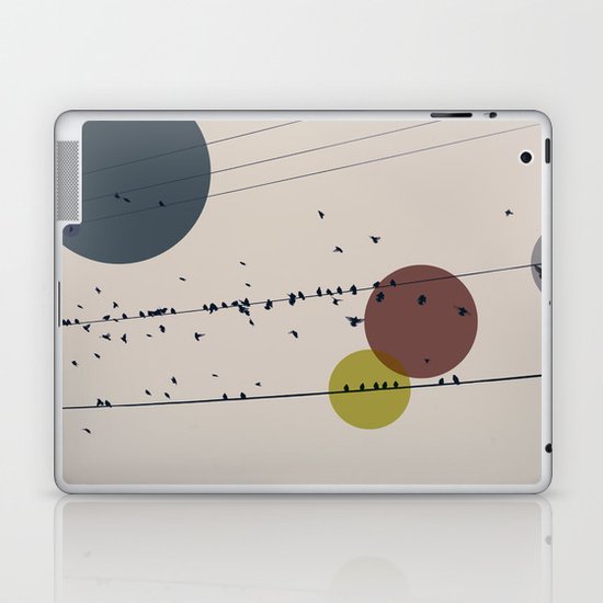 Chaos On The Wires Laptop & iPad Skin