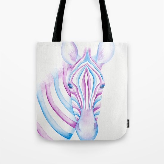 Watercolour Zebra Tote Bag