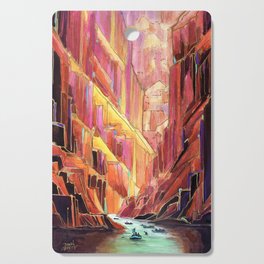 Grand Canyon Rig to Flip Abstract Canyon Cutting Board