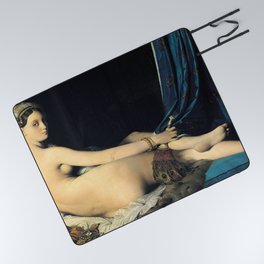 Jean-Auguste-Dominique Ingres - La Grande Odalisque Picnic Blanket