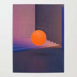 Space Circle I Poster