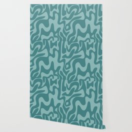 24 Abstract Liquid Swirly Shapes 220725 Valourine Digital Design Wallpaper