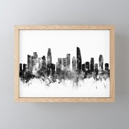 Los Angeles California Skyline Framed Mini Art Print