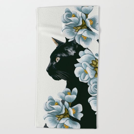 cat 2 Beach Towel