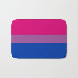 BiSexual pride flag colors Bath Mat