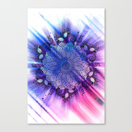 Mandala - Inverse Universe II Canvas Print